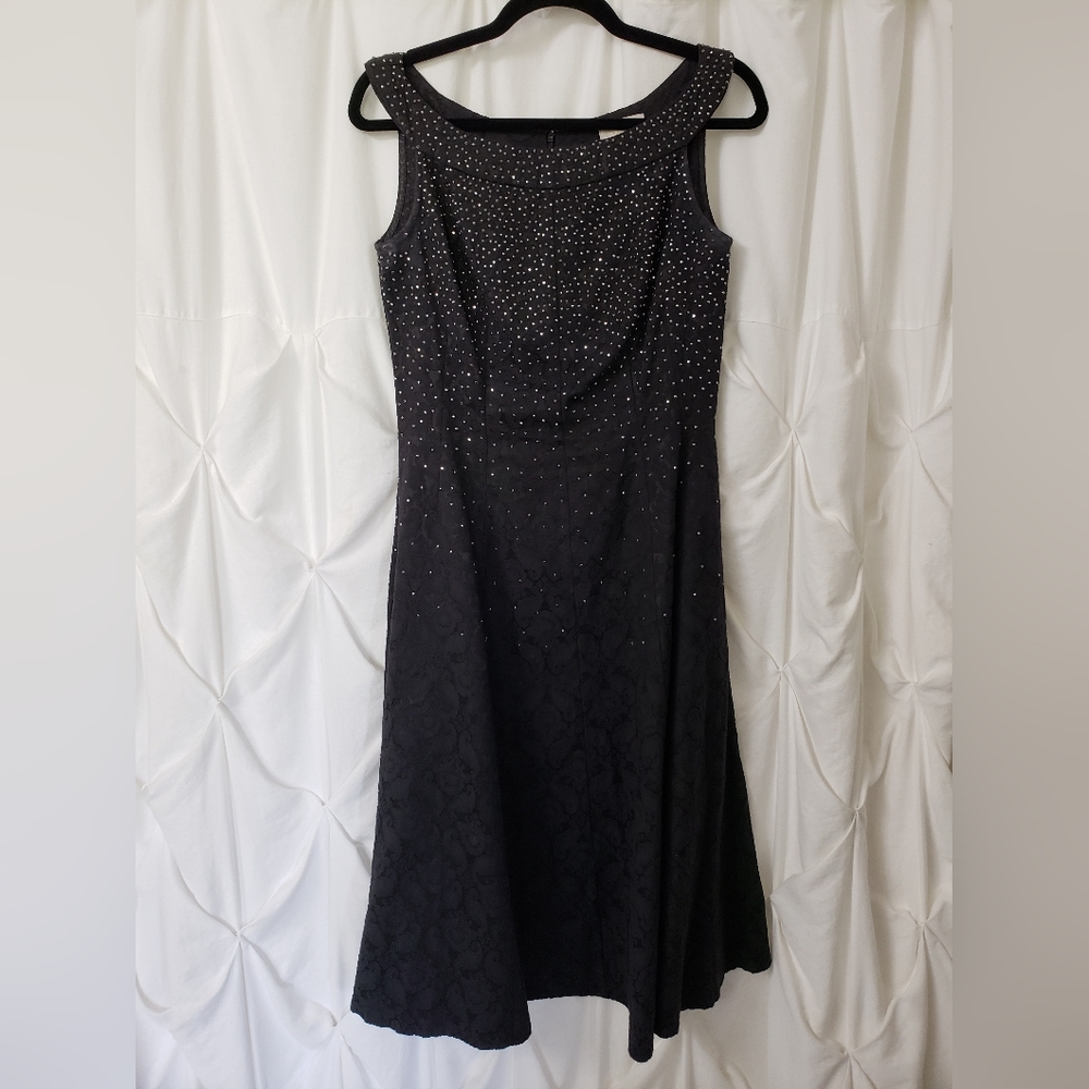 Jeanic by Unique Vintage Sparkle Dress Sz M